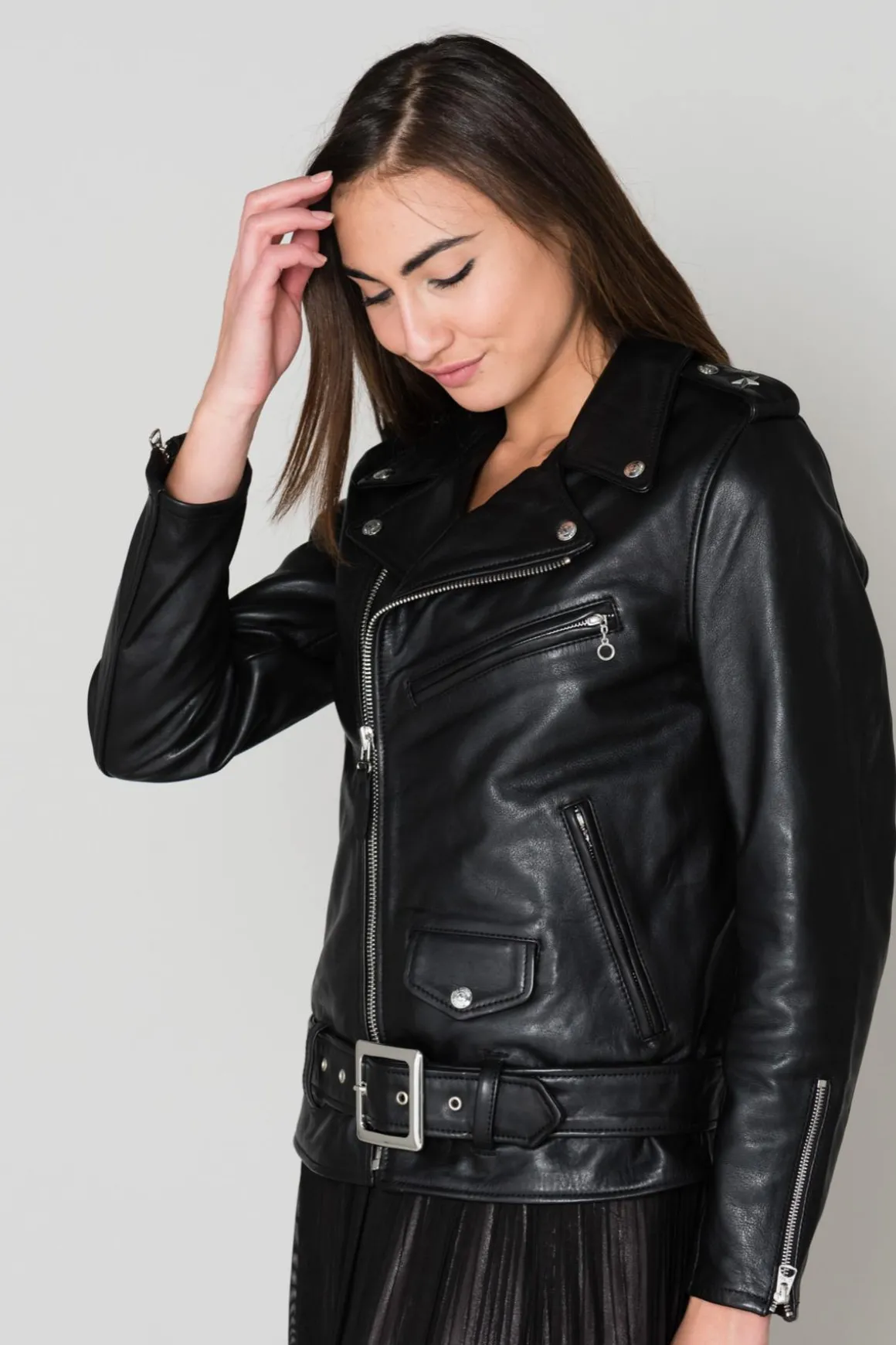 Blouson Femme Schott Lcw1637 Black