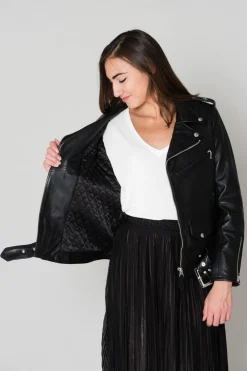 Blouson Femme Schott Lcw1637 Black
