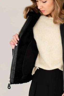 Blouson Femme Schott Lcw1257 Black