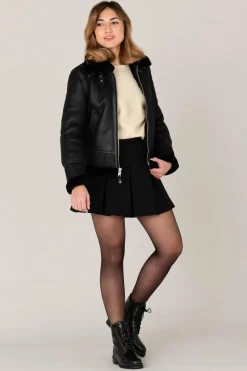 Blouson Femme Schott Lcw1257 Black