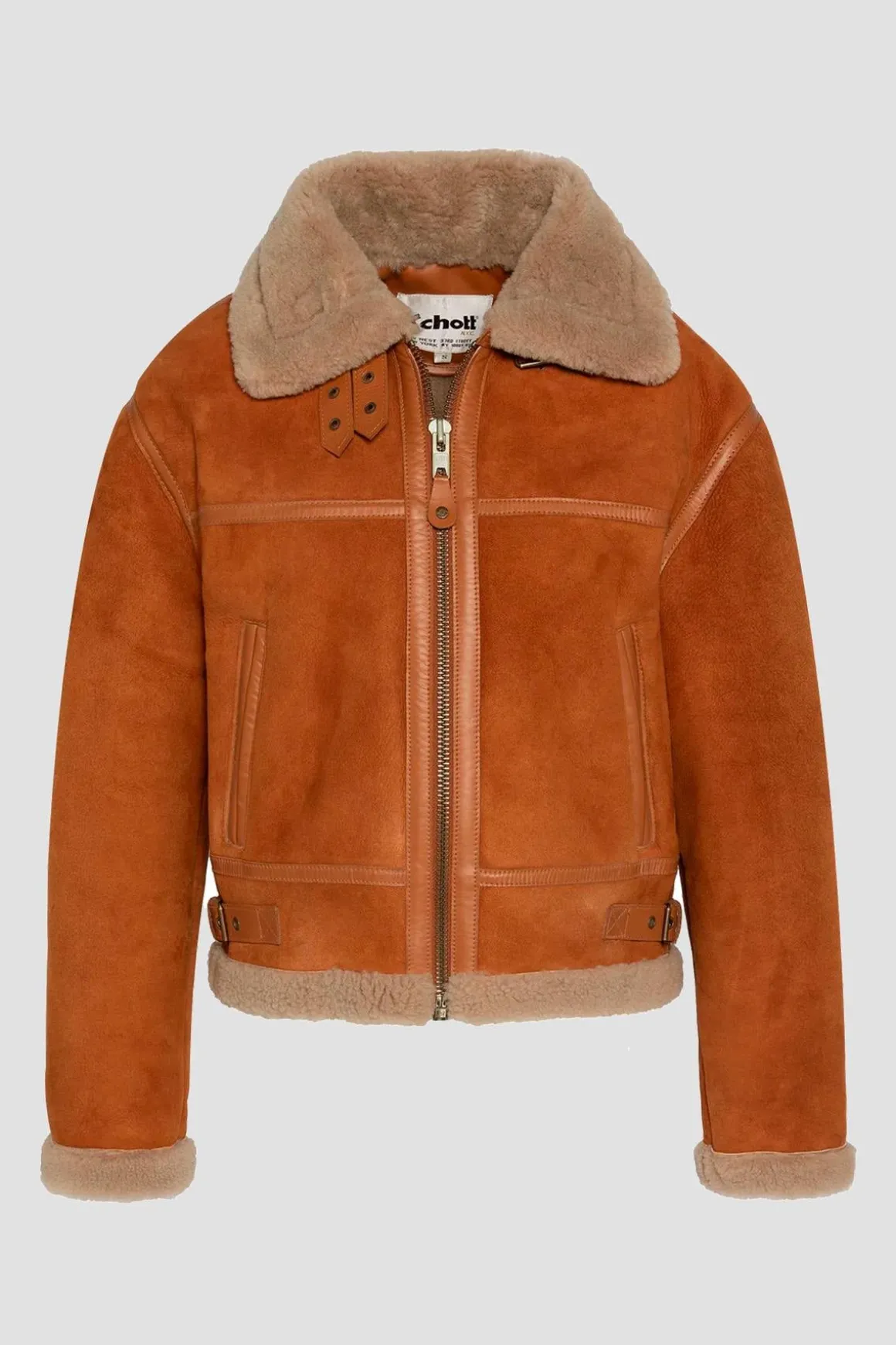 Blouson Femme Schott Lcwchelseas Cinnamon