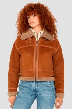 Blouson Femme Schott Lcwchelseas Cinnamon