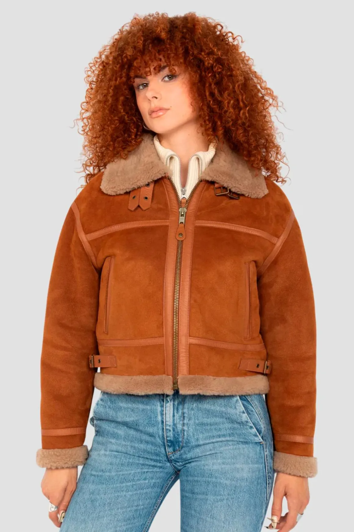 Blouson Femme Schott Lcwchelseas Cinnamon