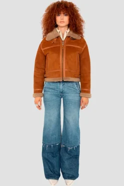 Blouson Femme Schott Lcwchelseas Cinnamon