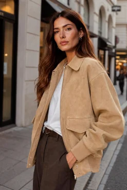 Blouson Femme Schott Lcwdaisys Beige