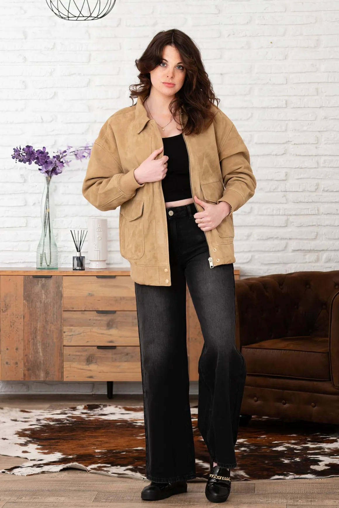 Blouson Femme Schott Lcwdaisys Beige