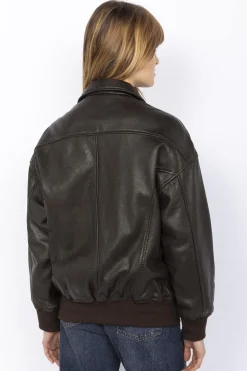 Blouson Femme Schott Lcwdaisy Brown