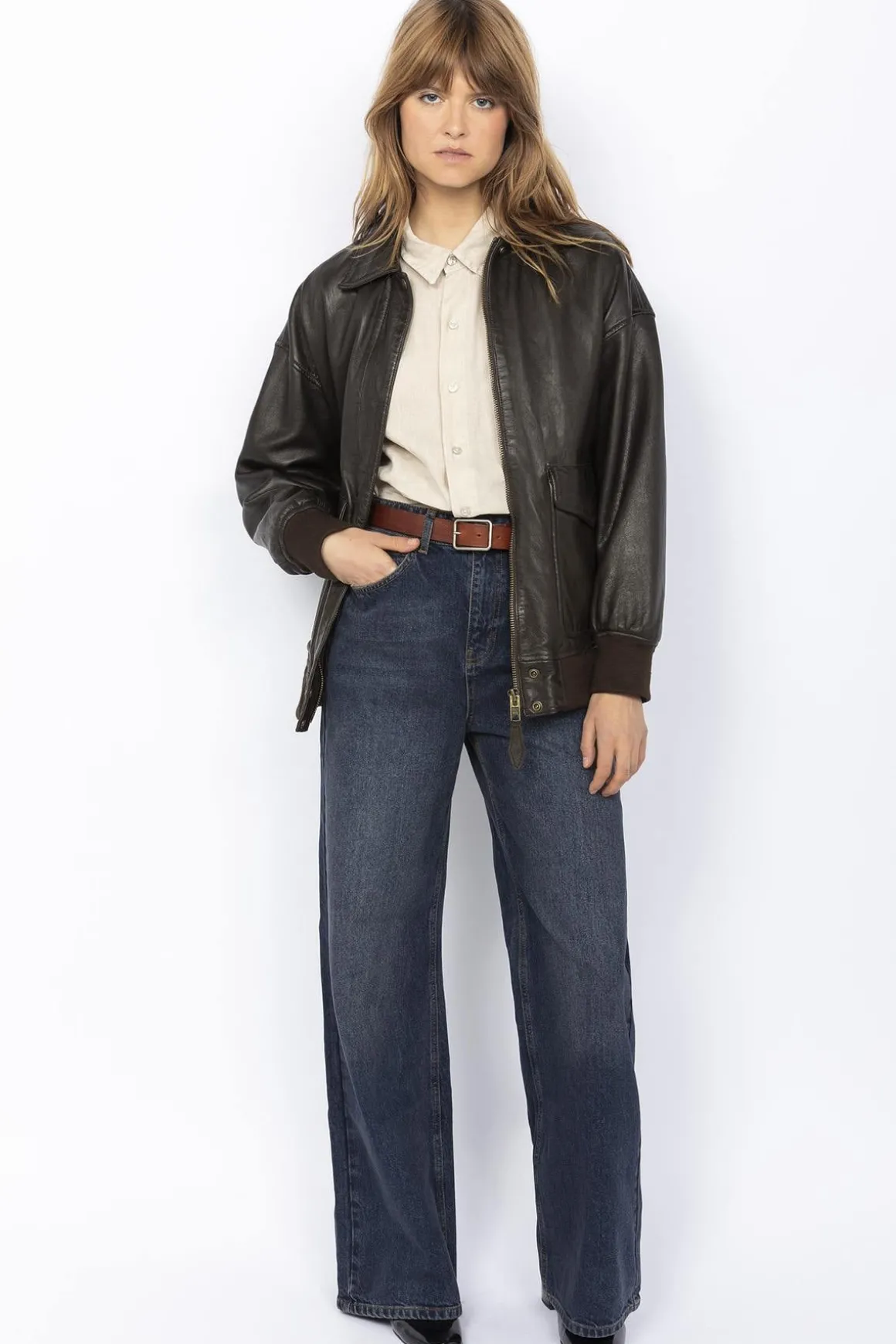 Blouson Femme Schott Lcwdaisy Brown