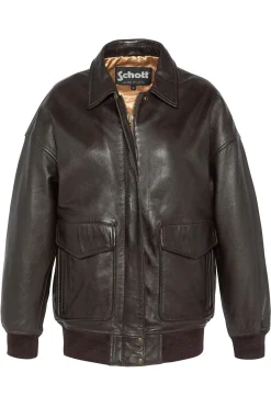 Blouson Femme Schott Lcwdaisy Brown