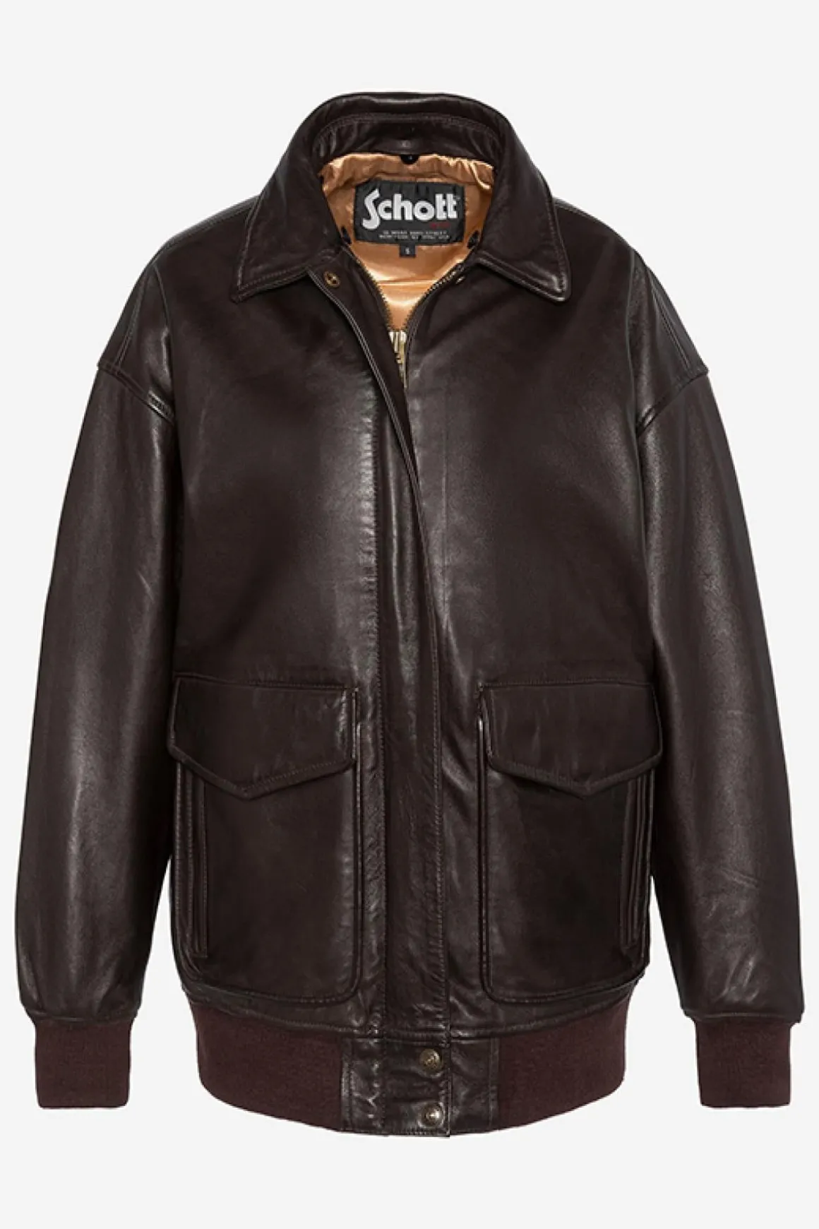 Blouson Femme Schott Lcwdaisy2 Brown