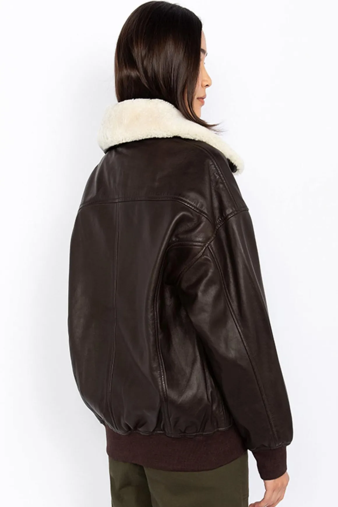 Blouson Femme Schott Lcwdaisy2 Brown
