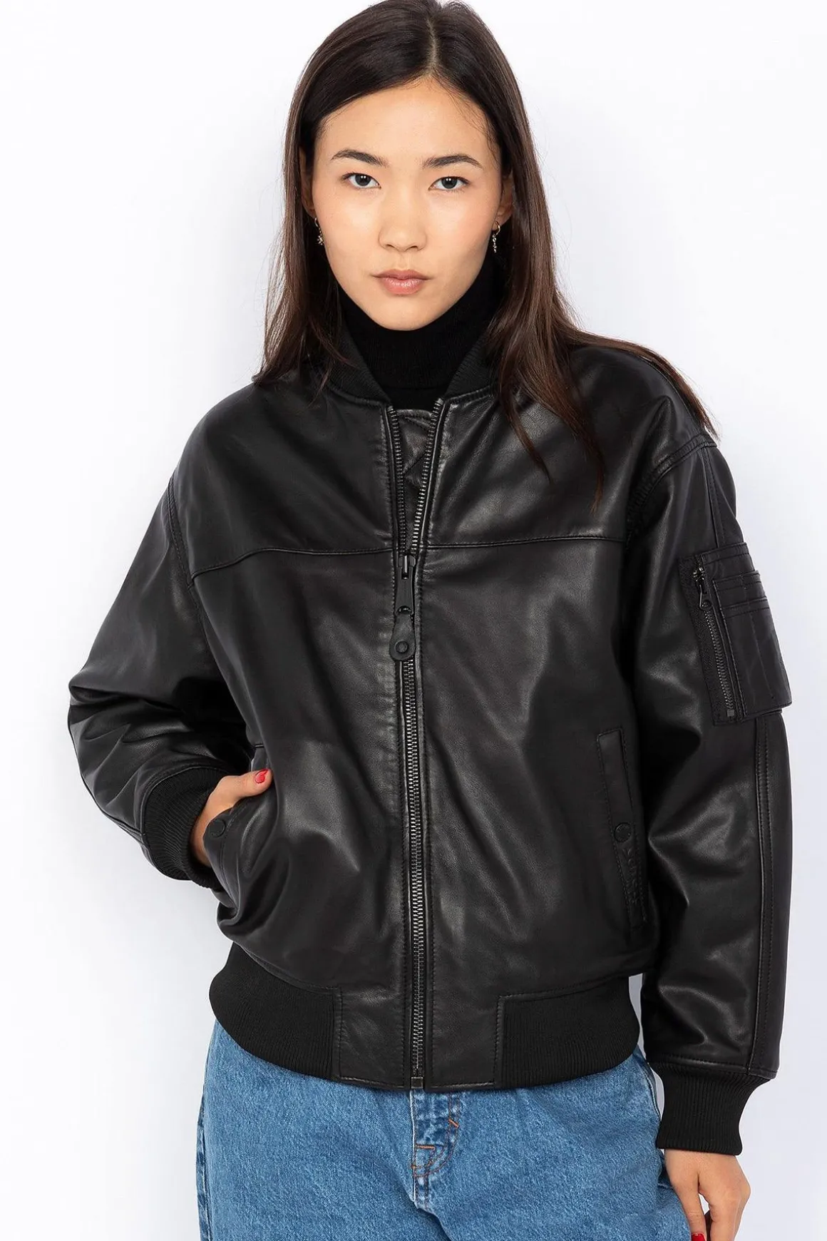 Blouson Femme Schott Lcwdaphne Black
