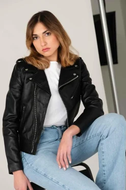 Blouson Femme Schott Lcw1601D Black