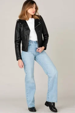 Blouson Femme Schott Lcw1601D Black
