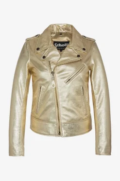 Blouson Femme Schott Lcw1601D Gold