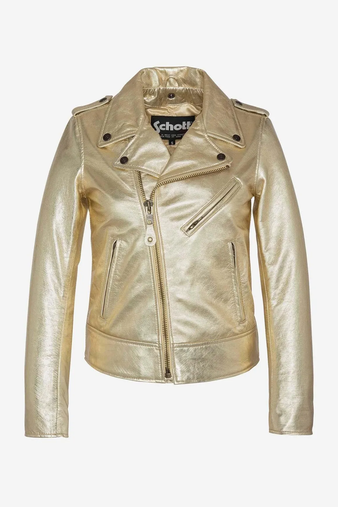 Blouson Femme Schott Lcw1601D Gold