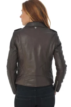 Blouson Femme Schott Lcw1601D Plum