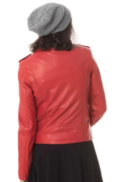 Blouson Femme Schott Lcw1601D Red