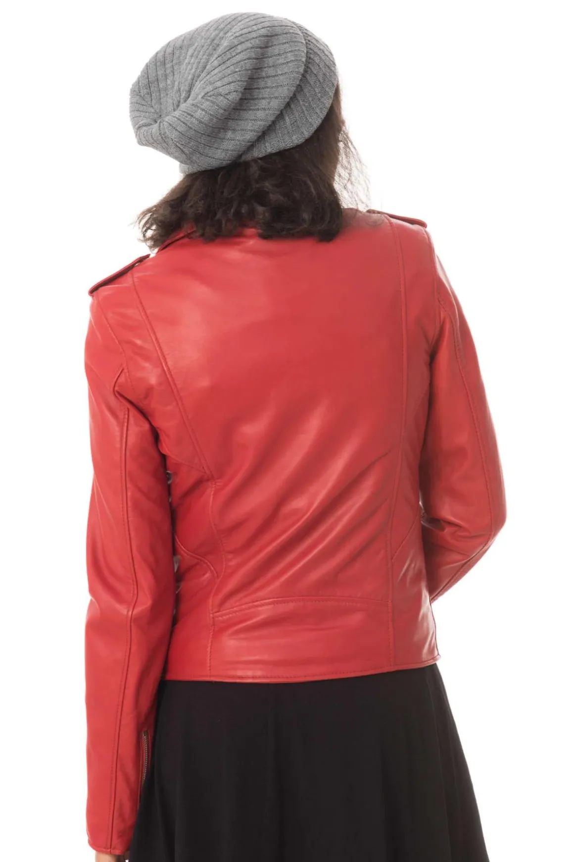 Blouson Femme Schott Lcw1601D Red