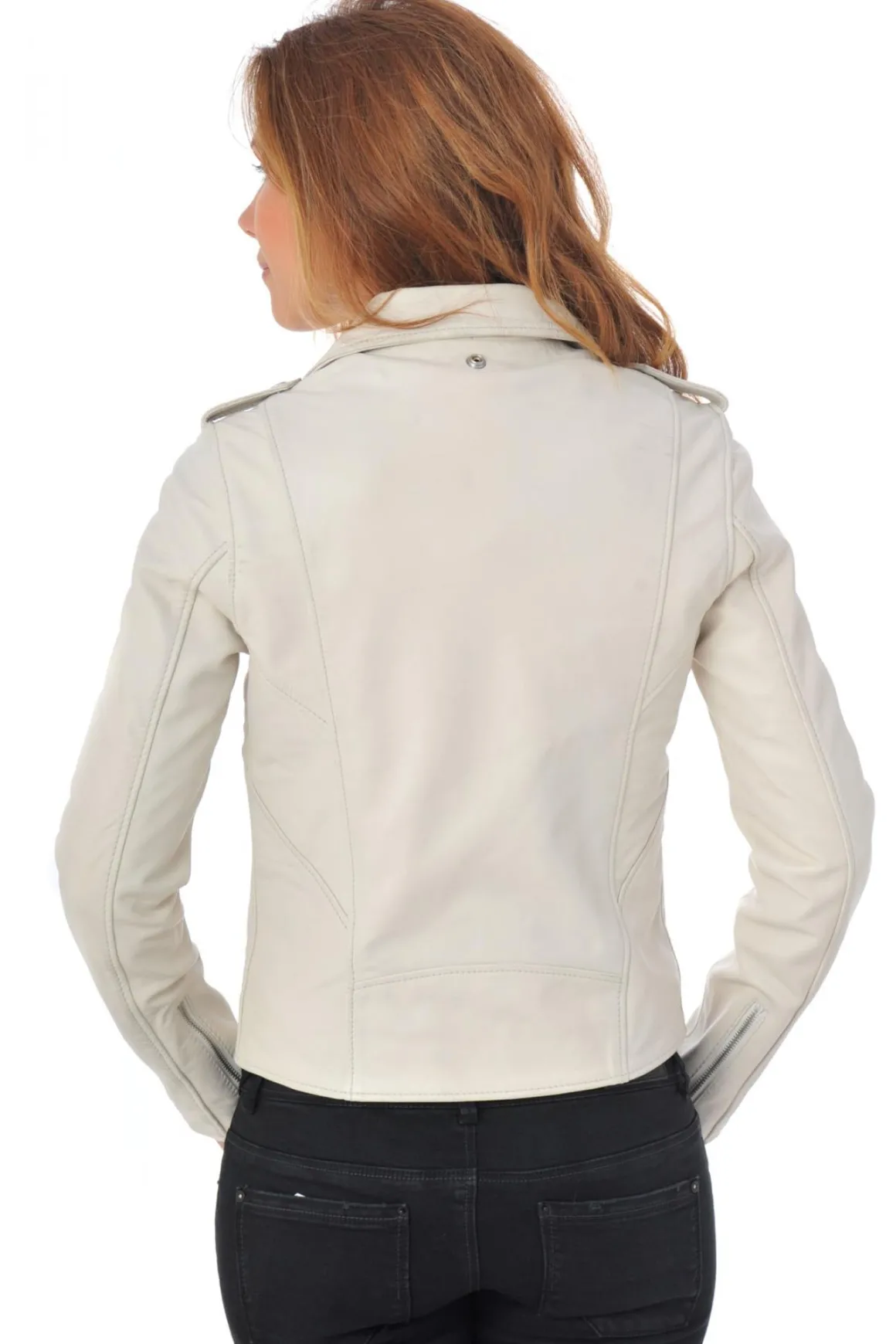 Blouson Femme Schott Lcw1601D White