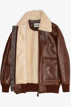 Blouson Femme Schott Lcwelisa Moka