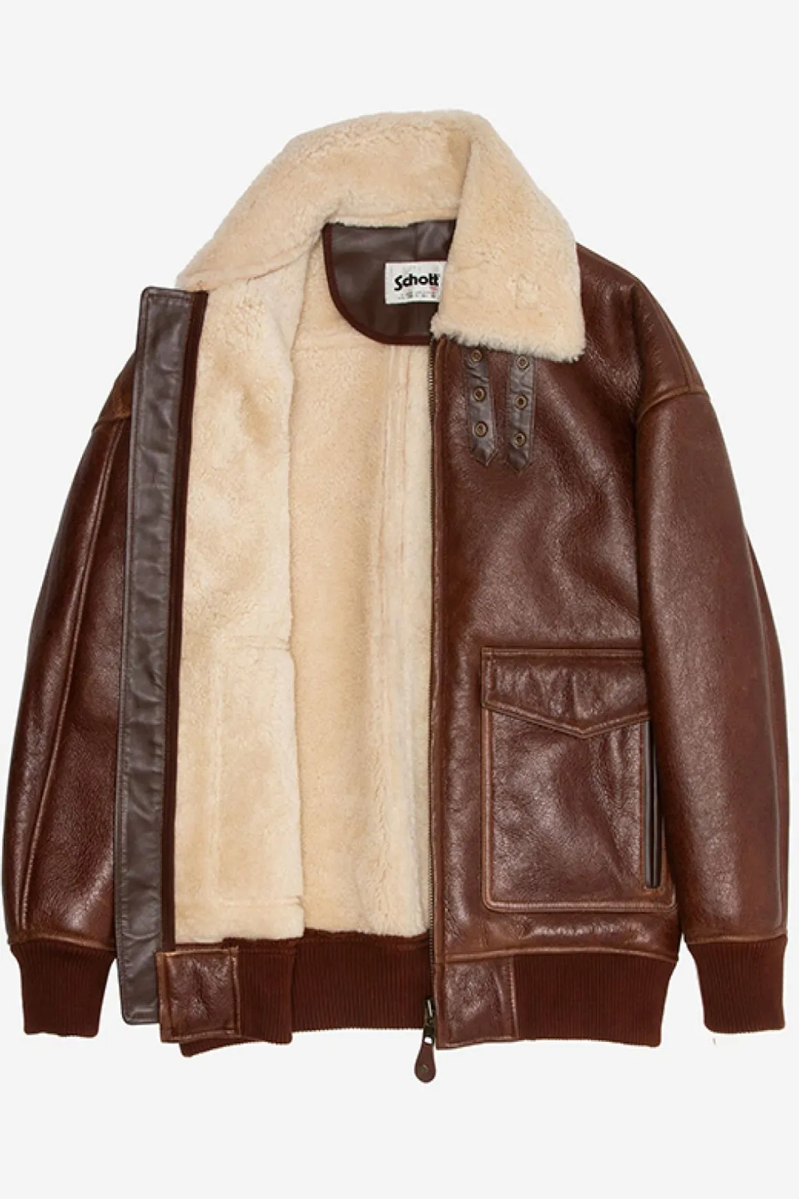 Blouson Femme Schott Lcwelisa Moka