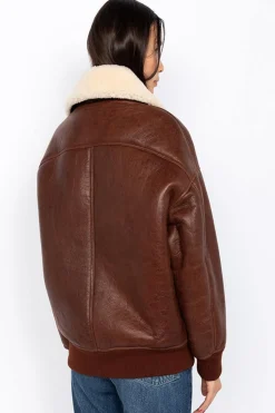 Blouson Femme Schott Lcwelisa Moka