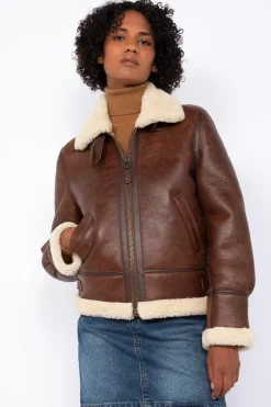 Blouson Femme Schott Lcw1257 Moka