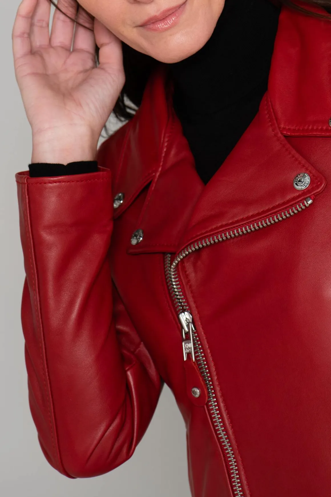 Blouson Femme Schott Lcw8614 Red