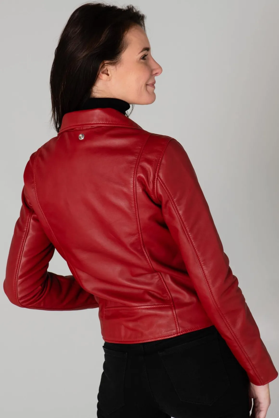 Blouson Femme Schott Lcw8614 Red