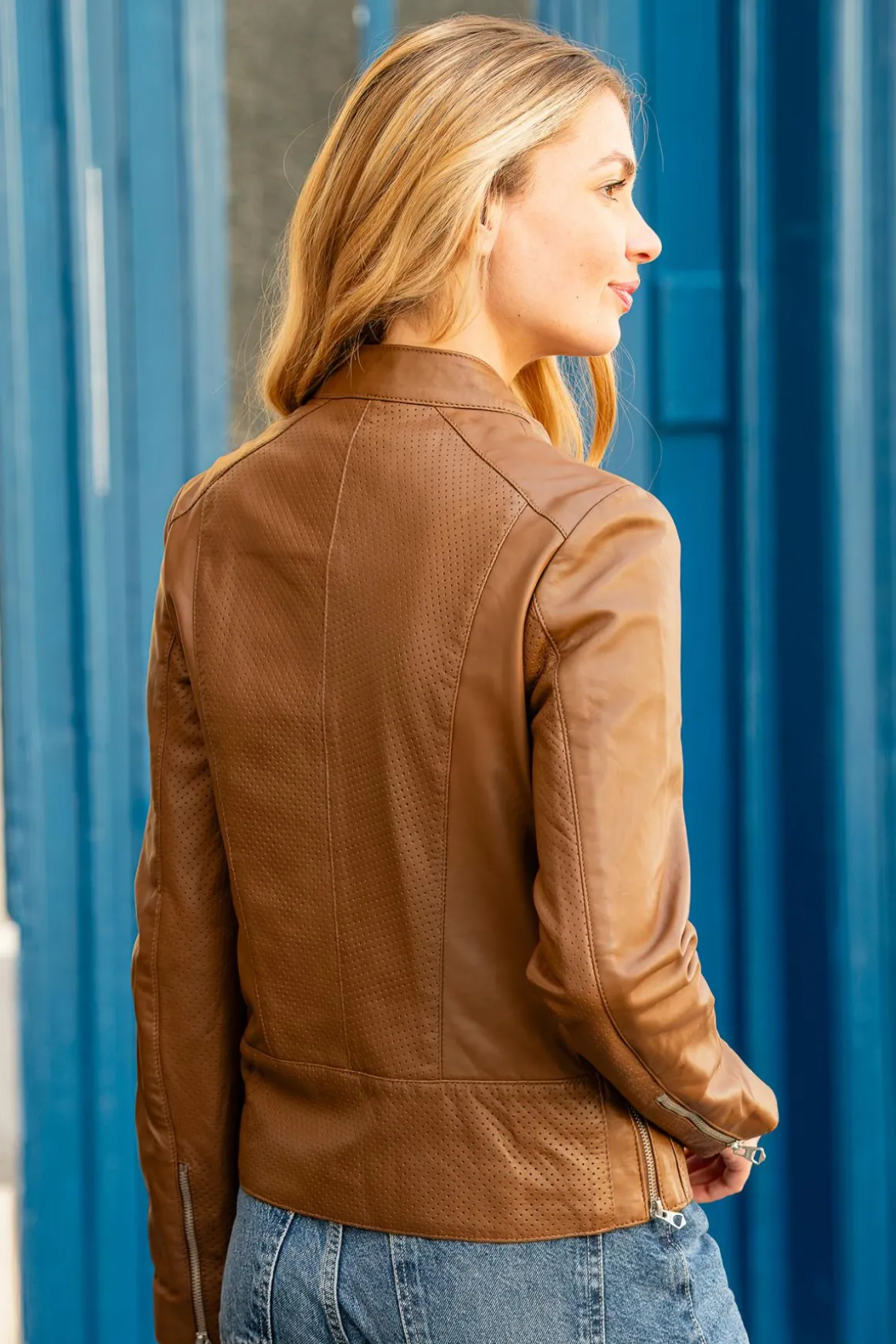 Blouson Femme Schott Lcwsusan Brown
