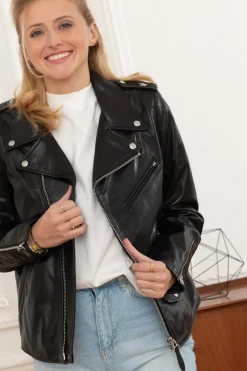 Blouson Femme Schott Lcw1637X Black