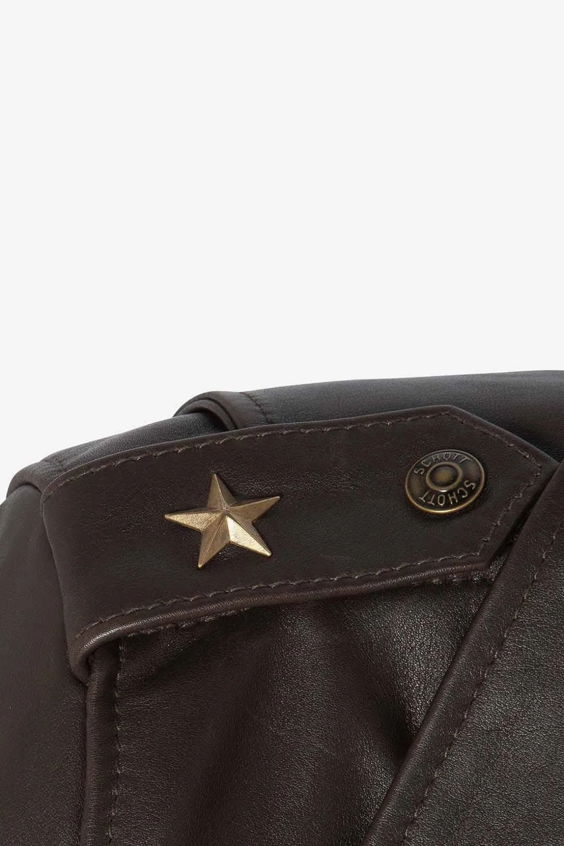 Blouson Femme Schott Lcw1637X Dark Brown