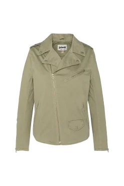 Blouson Femme Schott Perf1637Wx Light Kaki