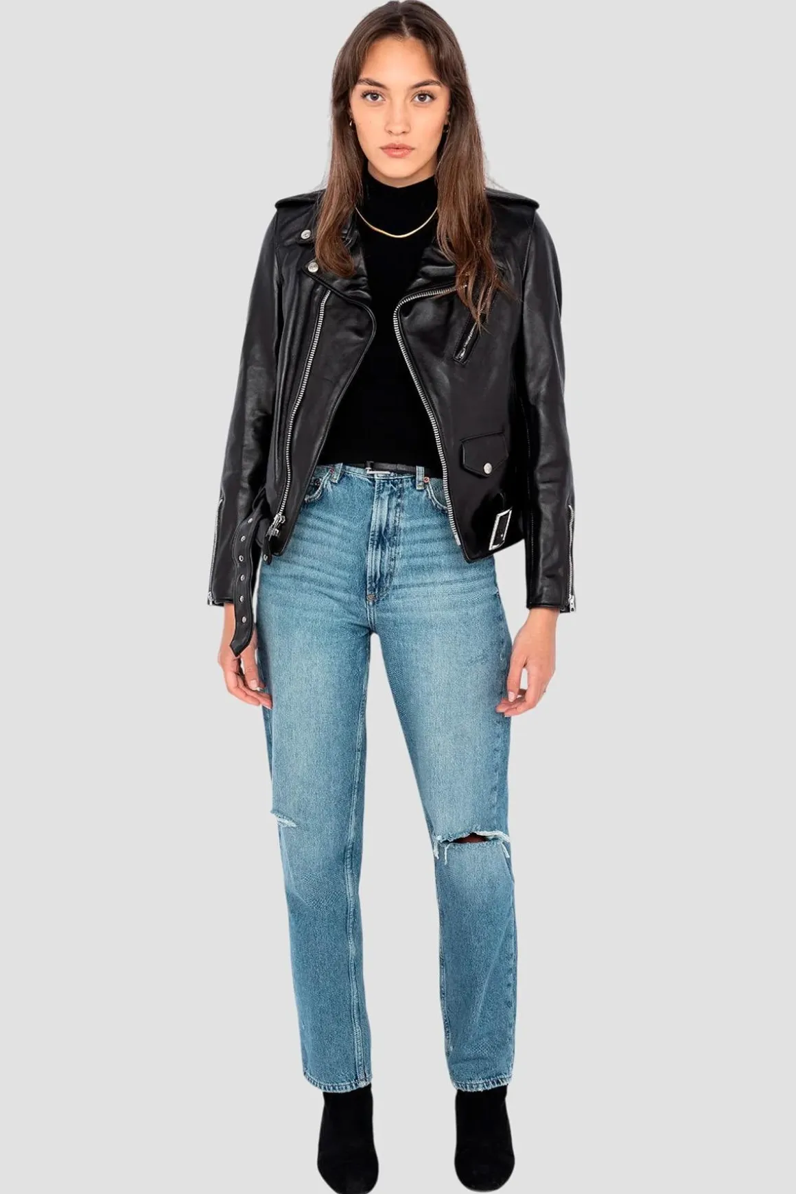 Blouson Femme Schott 137W Black