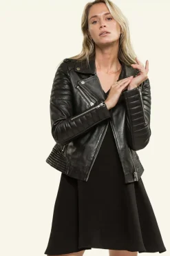 Blouson Femme Serge Pariente Hipster Girl Noir