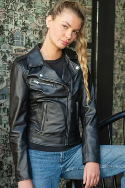 Blouson Femme Serge Pariente Lise Black