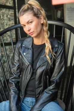 Blouson Femme Serge Pariente Lise Black