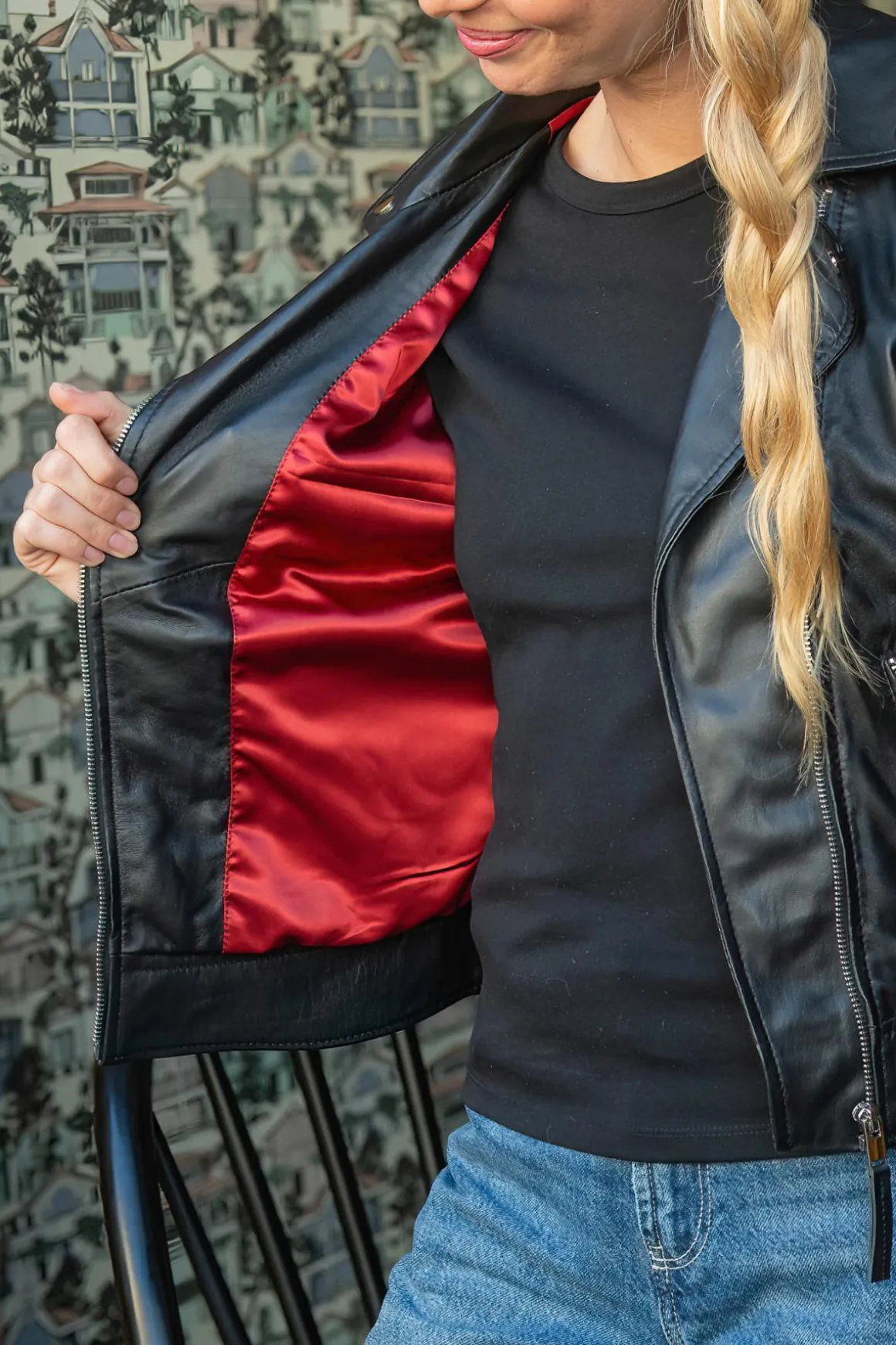 Blouson Femme Serge Pariente Lise Black