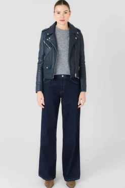 Blouson Femme Serge Pariente Eva Dark Blue