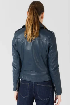 Blouson Femme Serge Pariente Eva Dark Blue