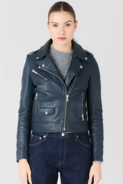 Blouson Femme Serge Pariente Eva Dark Blue