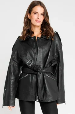 Blouson Femme Serge Pariente Big Oversize Black