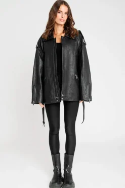 Blouson Femme Serge Pariente Big Oversize Black