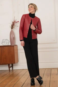 Blouson Femme Serge Pariente Caroline Red