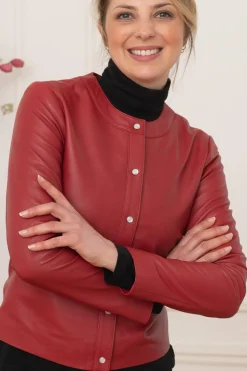 Blouson Femme Serge Pariente Caroline Red