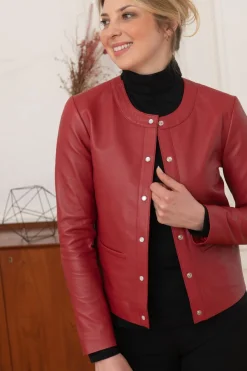 Blouson Femme Serge Pariente Caroline Red