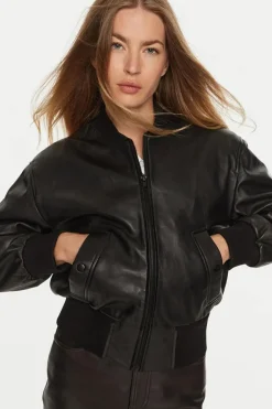 Blouson Femme Serge Pariente Thylane Sp Black