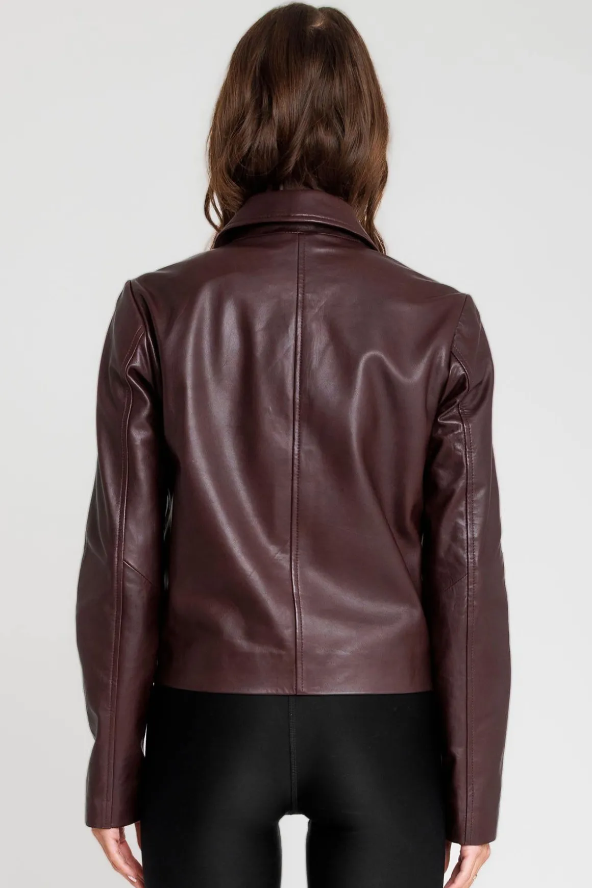 Blouson Femme Serge Pariente Elina Dark Wine