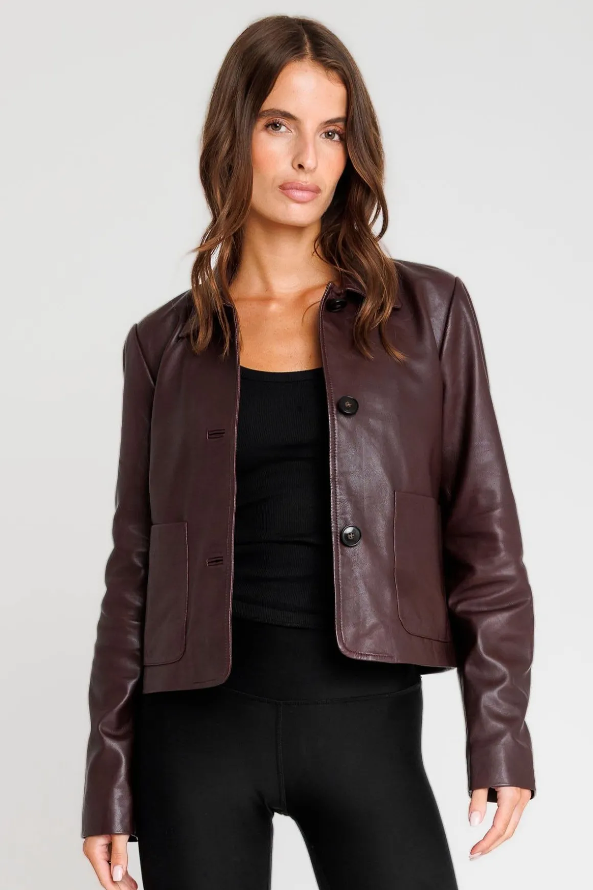 Blouson Femme Serge Pariente Elina Dark Wine